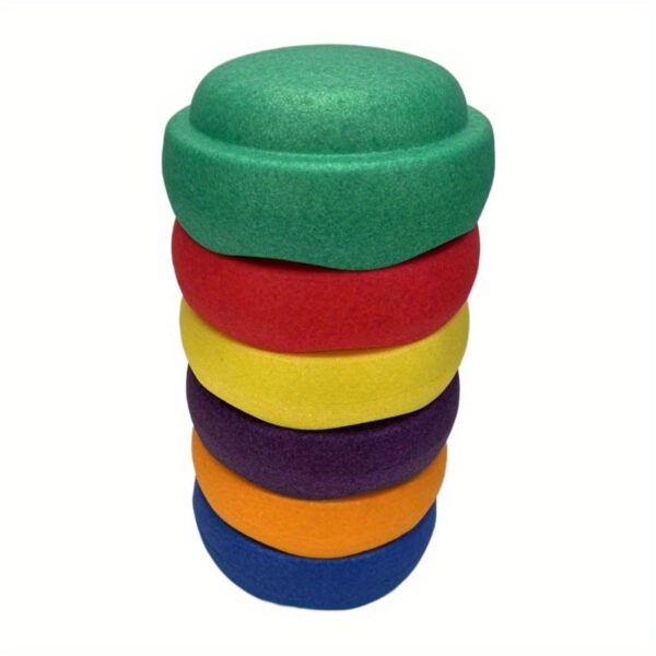 [4 Combinations Available] EPP Material Balanced River Stones, Colorful Sensory Training Set, Hand-Foot Coordination Exercises, Indoor And Outdoor Sports Equipment, Youth And Adult Fitness - Image 3