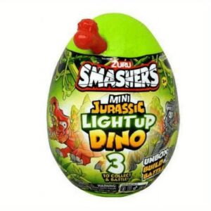 ZURU Smasher Mini Jurassic Light Up Dino Mystery Egg Red