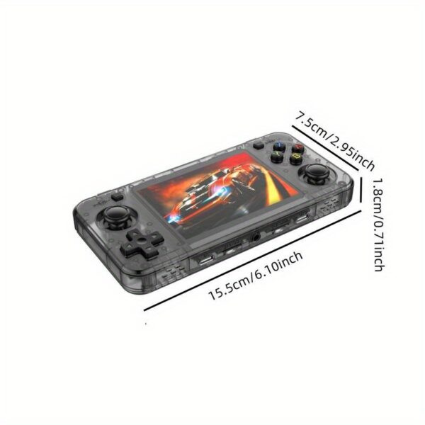 R36H Retro Handheld Game Controller with 64-Bit Processor, 3.5" HD Screen, Extended Battery Life & USB Rechargeable - Portable Gaming Console for Hours of Play (Purple/Blue/Black), Long Playtime, Ergonomic Grip, Premium Feel, Travel Entertainment - Image 2