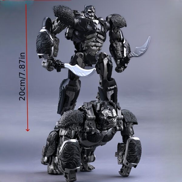 Transformable Mecha Model - with Moving Joints & Poses, Realistic Mechanical Design - Collectible Figure for Home/Office Decor, Gift for Anime/Movie Fans, Robot Combat Display - Compatible with Battle Scenes - Perfect for Display Cases, Home Decor, Intricate Detailing, Durable Construction, Poseable Figure, Movie Enthusiasts, Anime Collectibles, Highquality Figurine, Action Figure, Anime Fans - Image 3