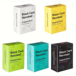 Black Card Revoked: Original Flavor, Third Edition - Vintage Black Culture Trivia Game Set - Suitable for Game Nights and Holidays - Fun Adult Party Card Game 14+ - Standard Version - Paper Material