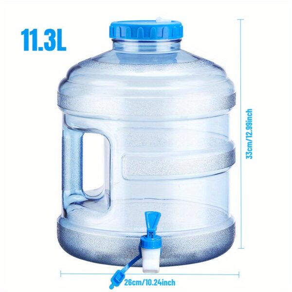[Portable Water Bucket] Portable water bucket with faucet, outdoor and car-use drinking container for travel and self-driving trips - Image 5
