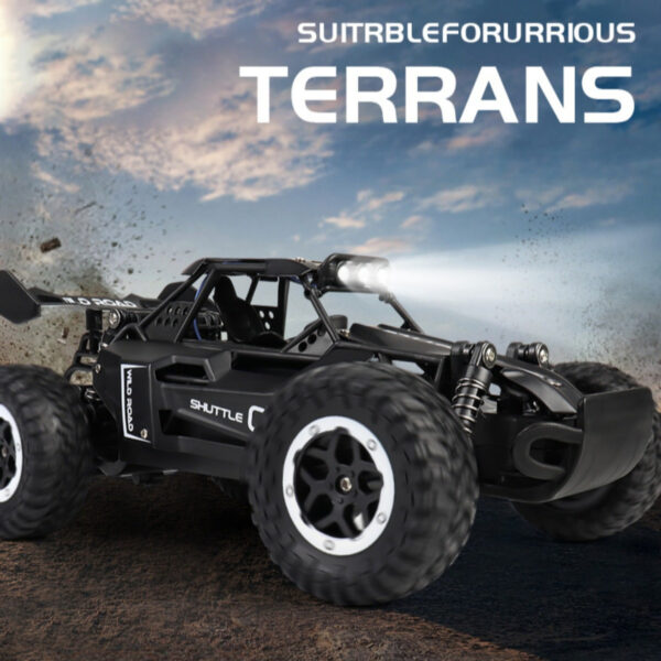 1:16 Scale All Terrain RC Off-Road Vehicle, 2.4GHz RC Kids Toy Car, Durable Alloy And Plastic, Fun Racing Car Model That Can Climb And Drift - Perfect As Party Favors And Holiday Gifts - Image 2