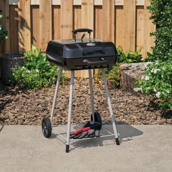 (3 Pack) 17.5" Charcoal Grill, Equipped with Wheels - Image 8