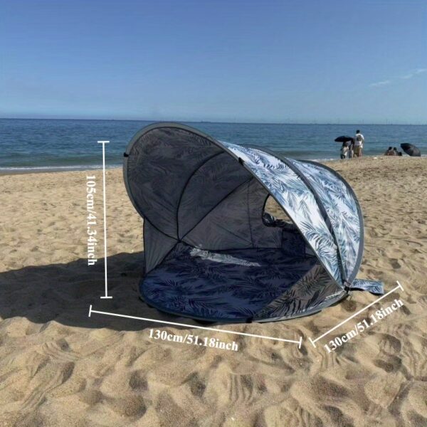[Quick Beach Sunshade] Quick Setup 1pc Beach Sunshade Open Tent | Foldable Design, Essential for Beach Fun - Image 9
