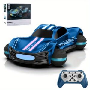 1:16 Scale RC Drift Car with 360° Rotating Lights - Blue & Black Racing Design, Remote Control Truck Toy for Kids & Adults, Durable RC Vehicle Gift for Boys & Girls, RC Car Toy, Playful Gift Item, Sporty Appearance, Sturdy Construction
