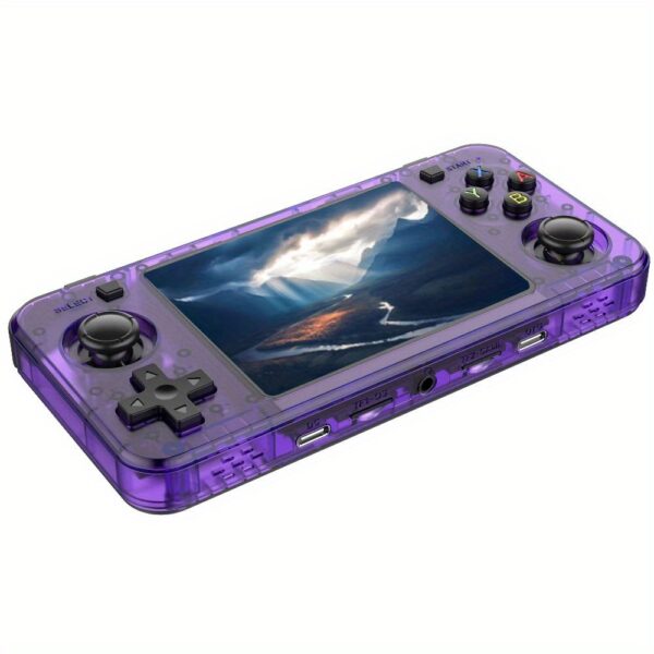R36H Retro Handheld Game Controller with 64-Bit Processor, 3.5" HD Screen, Extended Battery Life & USB Rechargeable - Portable Gaming Console for Hours of Play (Purple/Blue/Black), Long Playtime, Ergonomic Grip, Premium Feel, Travel Entertainment - Image 5