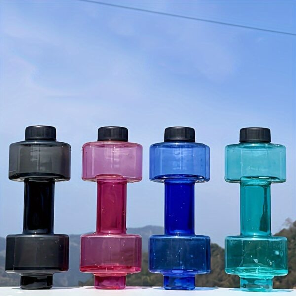 Two Adjustable Self-Filling Dumbbells with a Quick-Lock System - Space-Saving Home Fitness Equipment, Portable, Suitable for Travel And Apartment Workouts - Available in Blue And Black, Stylish Gym Accessories, Durable Fitness Gear for Fitness Enthusiasts with Three Color Options. - Image 3
