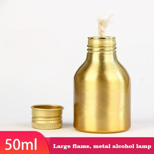 [Portable Burner] Mini Metal Portable Alcohol Burner | No-Battery Needed, Ideal for Outdoor Camping, Hiking & Lab Use, Durable - Image 5