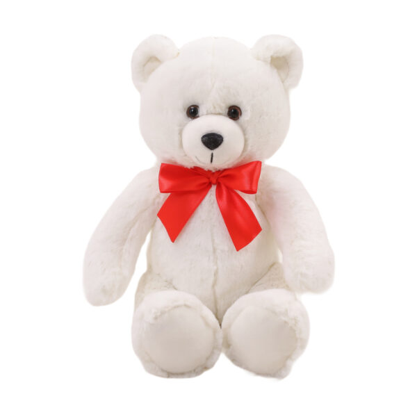 MADE BY ALIENS 15" Sitting Brown Fluffy Bear - Soft Plush Teddy Bear for Kids & Adults - Cuddly Stuffed Animal Gift for All Ages - Adorable Sitting Bear for Home & Nursery Decoration - Image 4