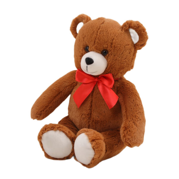 MADE BY ALIENS 15" Sitting Brown Fluffy Bear - Soft Plush Teddy Bear for Kids & Adults - Cuddly Stuffed Animal Gift for All Ages - Adorable Sitting Bear for Home & Nursery Decoration - Image 6