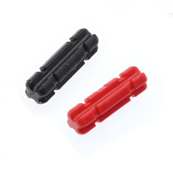 120pcs ABS Building Blocks, 1x2 Limit Cross Axis, DIY Small Particle Construction Bricks, Red & Black, 32062 - Image 7