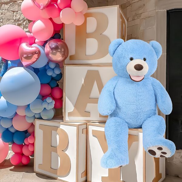 Giant Teddy Bear Plush 5 Feet Large Big Teddy Bears Stuffed Animals Girlfriend Boyfriend 5 Foot Huge Bear Gifts Shower Birthday - Image 7