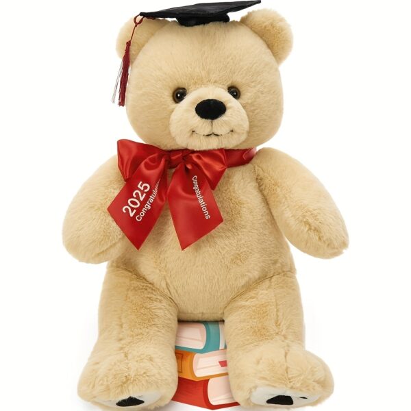 Tezituor Graduation Teddy Bear Stuffed Animals Plush, 18inch Large Stuffed Bear Plush with Graduation Hat, Cute Teddy Bear Gift for Friend, Relatives, Kids - Image 3