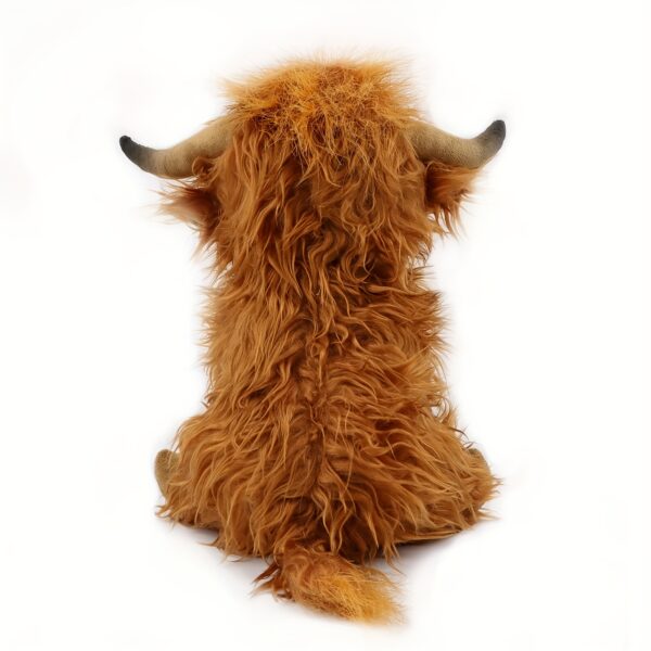 Soft and Comfortable 27cm/10.62 Inches Cute Highland Cow Plush Doll | Cartoon Animal Shape, Perfect for Gifts, Christmas, Halloween, Valentine's Day, Thanksgiving, High-Quality Birthday Gift, Ideal as a Pet Comfort, Cow Decorations for Home, Holiday Gift Item, Playful Design, Highquality Softness - Image 7