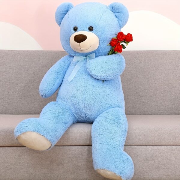 MorisMos Giant Teddy Bear Stuffed Animal 4 Feet, 51'' Big Teddy Bear For Girlfriend Boyfriend Wife Mother Fiance Valentine'S Gift, Large Stuffed Bear Plush For Kid Christmas Birthday Shower - Image 3