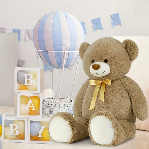 Giant 40'' Teddy Bear Plush - Soft, Cuddly Stuffed Animal in Brown, Perfect for Valentine's Day, Christmas & Birthday Gifts, Best for Christmas - Image 5