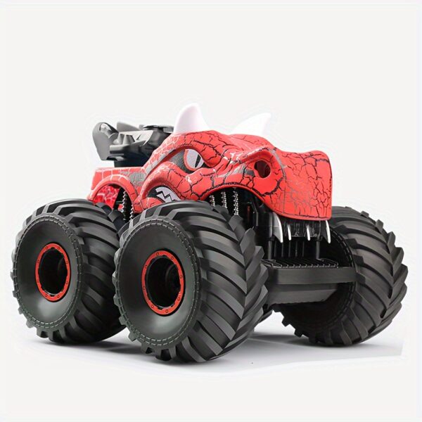RC Dinosaur Monster Truck - Electronic Pets with Rotating Stunt Action, Lights, Water Spray - Perfect Birthday, Christmas, And Halloween Gift for Kids Age 6+ - Image 3