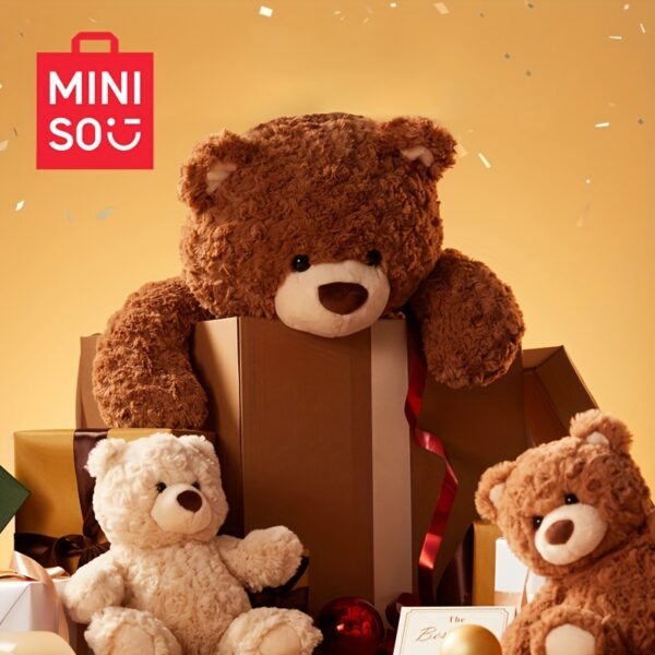 MINISO Gifford Bear Series Plush Toy, Adorable And Cuddly Bear, Ideal for Holiday Or Birthday Presents