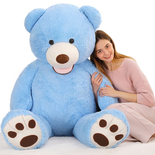 Giant Teddy Bear Plush 5 Feet Large Big Teddy Bears Stuffed Animals Girlfriend Boyfriend 5 Foot Huge Bear Gifts Shower Birthday - Image 3