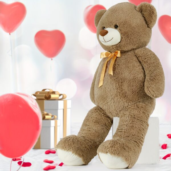 1pc MaoGoLan Giant Teddy Bear, 40-Inch Soft Plush Stuffed Animal, Polyester Fiber, Perfect for Valentine'S Day, Christmas, and Birthday Gifts - Image 3
