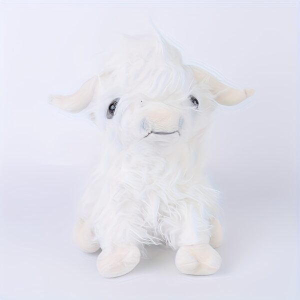 Soft and Comfortable 27cm/10.62 Inches Cute Highland Cow Plush Doll | Cartoon Animal Shape, Perfect for Gifts, Christmas, Halloween, Valentine's Day, Thanksgiving, High-Quality Birthday Gift, Ideal as a Pet Comfort, Cow Decorations for Home, Holiday Gift Item, Playful Design, Highquality Softness - Image 9