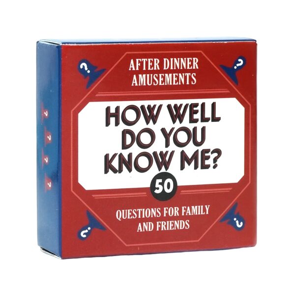 4 Styles 50 Questions for Family And Friends You Know How Good I Am - Mini Size - Cardstock - Family Party Conversation Card Game 4 pc set for Adults - Image 9