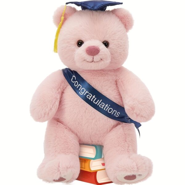 Tezituor Graduation Teddy Bear Stuffed Animals Plush, 18inch Large Stuffed Bear Plush with Graduation Hat, Cute Teddy Bear Gift for Friend, Relatives, Kids