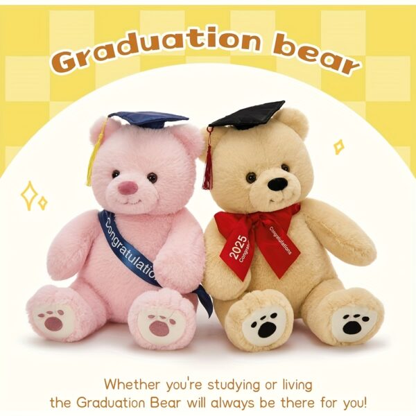 Tezituor Graduation Teddy Bear Stuffed Animals Plush, 18inch Large Stuffed Bear Plush with Graduation Hat, Cute Teddy Bear Gift for Friend, Relatives, Kids - Image 6