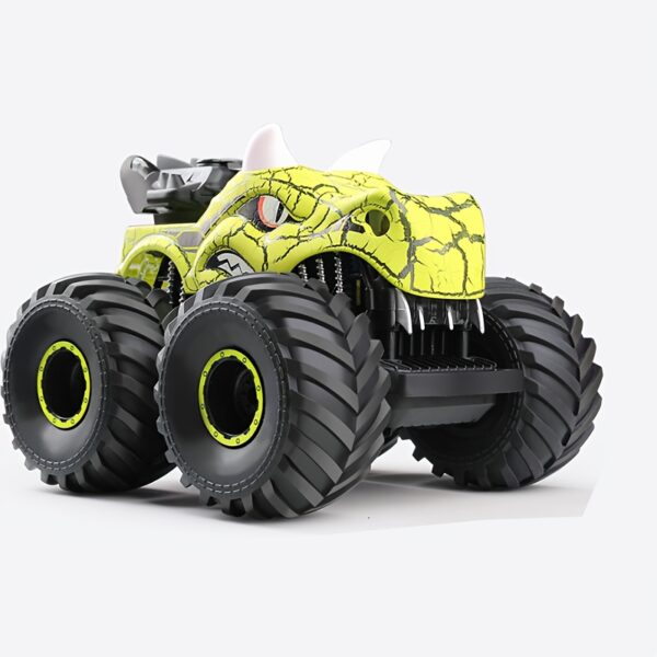 RC Dinosaur Monster Truck - Electronic Pets with Rotating Stunt Action, Lights, Water Spray - Perfect Birthday, Christmas, And Halloween Gift for Kids Age 6+ - Image 7