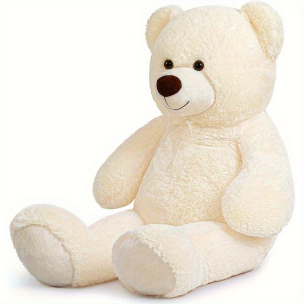 51.1inchs/ 130cm Giant Teddy Bear Stuffed Animals Plush Toy Pillow, Cute Life Size Big Plush Teddy Bear for Kids Girlfriend, Soft Stuffed Bear Animals for Birthday Valentine'S Day Anniversary Christmas - Image 11