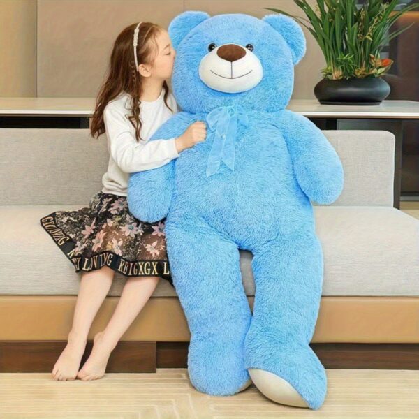 51.1inchs/ 130cm Giant Teddy Bear Stuffed Animals Plush Toy Pillow, Cute Life Size Big Plush Teddy Bear for Kids Girlfriend, Soft Stuffed Bear Animals for Birthday Valentine'S Day Anniversary Christmas - Image 14