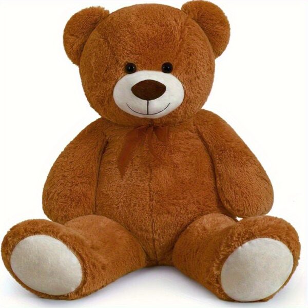 51.1inchs/ 130cm Giant Teddy Bear Stuffed Animals Plush Toy Pillow, Cute Life Size Big Plush Teddy Bear for Kids Girlfriend, Soft Stuffed Bear Animals for Birthday Valentine'S Day Anniversary Christmas - Image 7